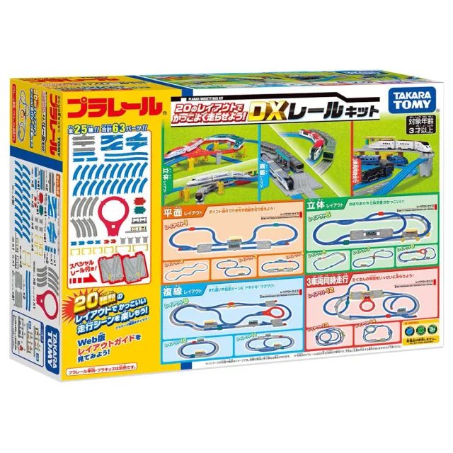 【TAKARA TOMY】PLARAIL 鐵道王國 DX豪華20種變化軌道組(多美火車)