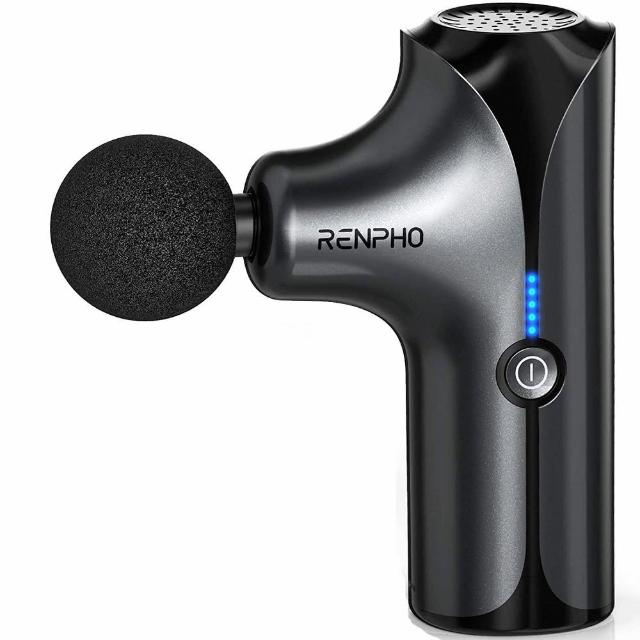 【Renpho】隨身迷你按摩槍-黑 年節禮物 過年送禮 春節(RP-GM173B)