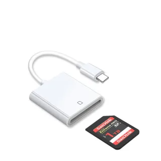 【NiNi House】雙孔 iPhone SD TF iPad 記憶卡 讀卡機(Lightning)