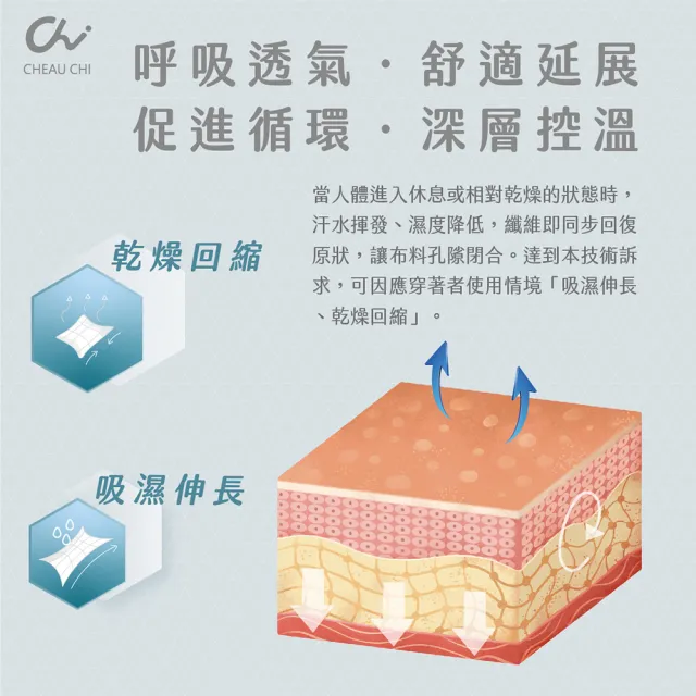 【巧奇石墨烯】9分褲 智能呼吸褲(九分褲/智能褲/呼吸褲)