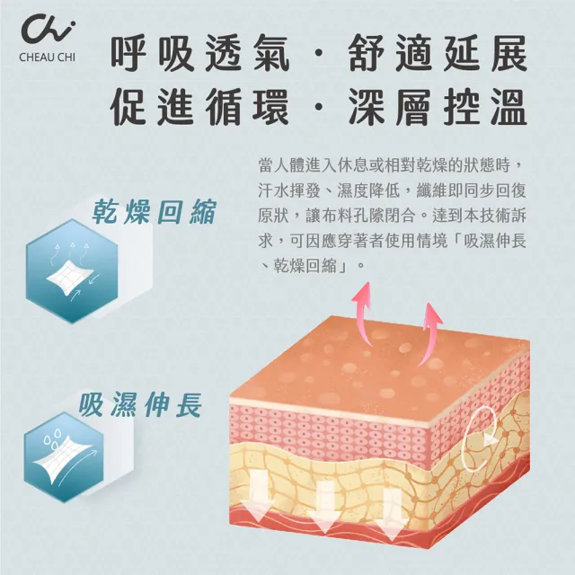 【巧奇石墨烯】7分褲 智能呼吸褲(7分褲/智能褲/呼吸褲)