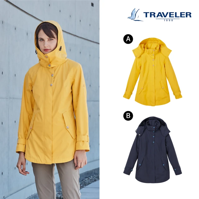 TRAVELER 旅行者 女款Gore-Tex 中長版防水外套_222TR104(GORE TEX/防水外套)