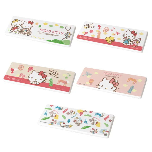 【收納王妃】Sanrio三麗鷗 hello kitty 凱蒂貓 硬式珪藻土 吸水 洗漱墊 防潮(尺寸:24X8X0.9CM)