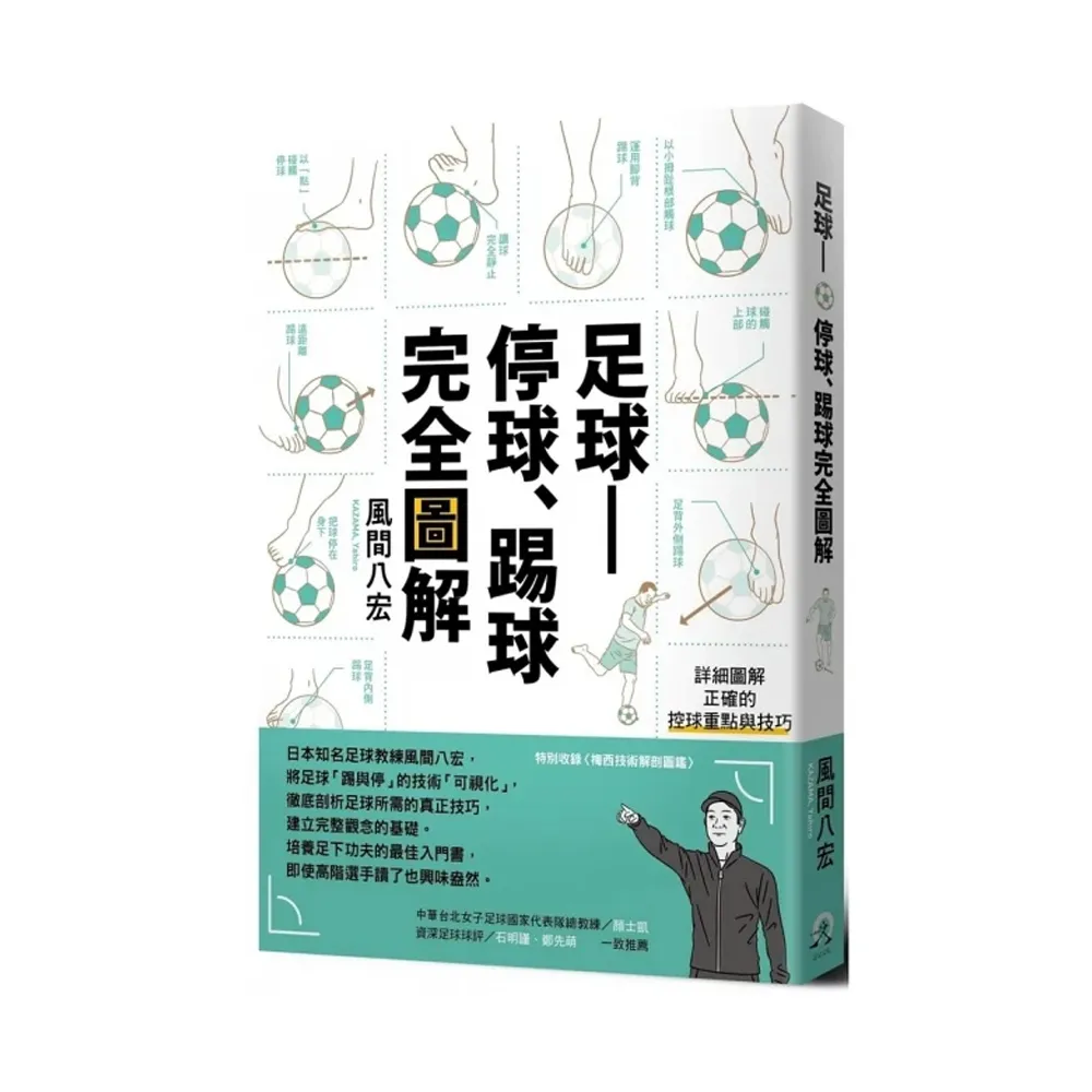 足球－－停球、踢球完全圖解：掌握「停球、踢球、運球」的技巧