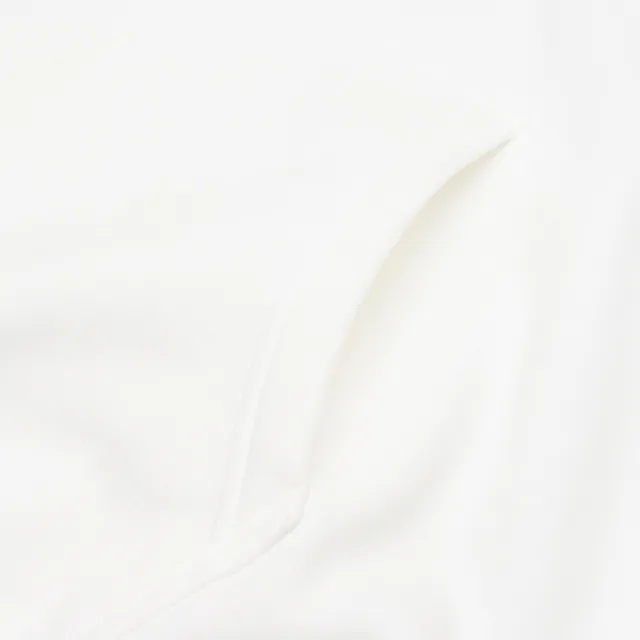 【KANGOL】長袖 帽T 白藍 滿版刺繡LOGO 中性(6255105500)