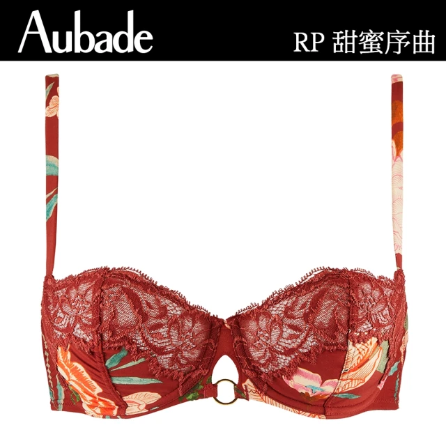 Aubade 甜蜜序曲印花無襯內衣-RP(赭紅)