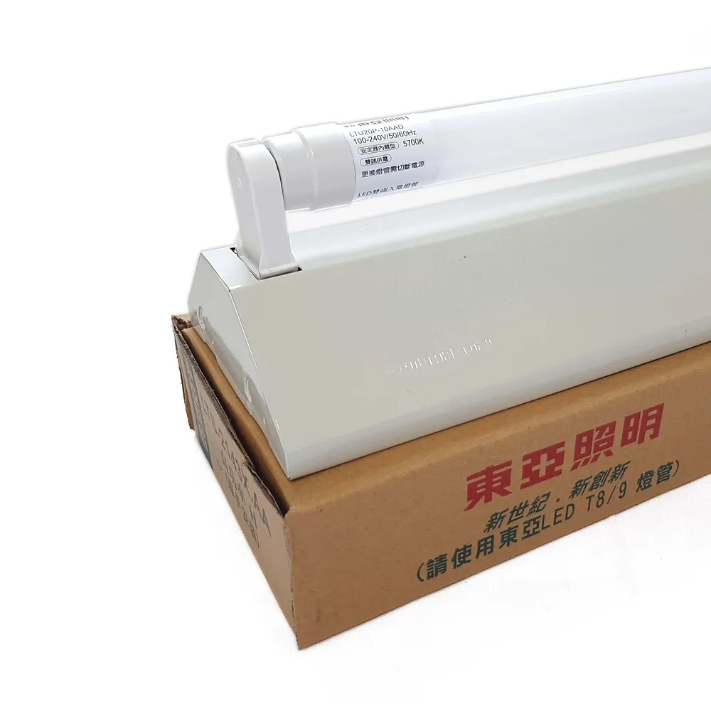 【東亞照明】LTS4143XAA LED 19W 4尺 1燈 4000K 自然光 全電壓 山型日光燈 _ TO430256