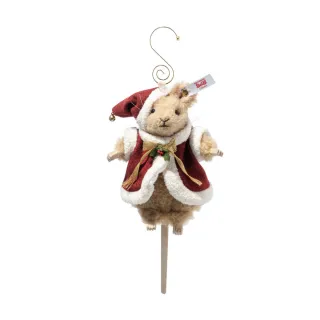 【STEIFF】Santai Mouse ornament 聖誕老鼠小吊飾(限量版)