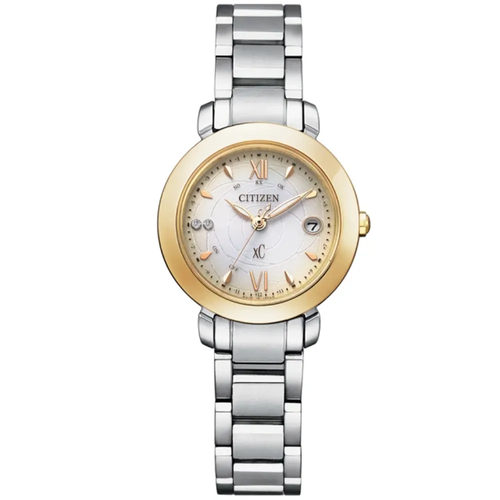 【CITIZEN 星辰】情人節推薦款光動能三眼計時腕錶/藍面 44mm(CA4505-80M)