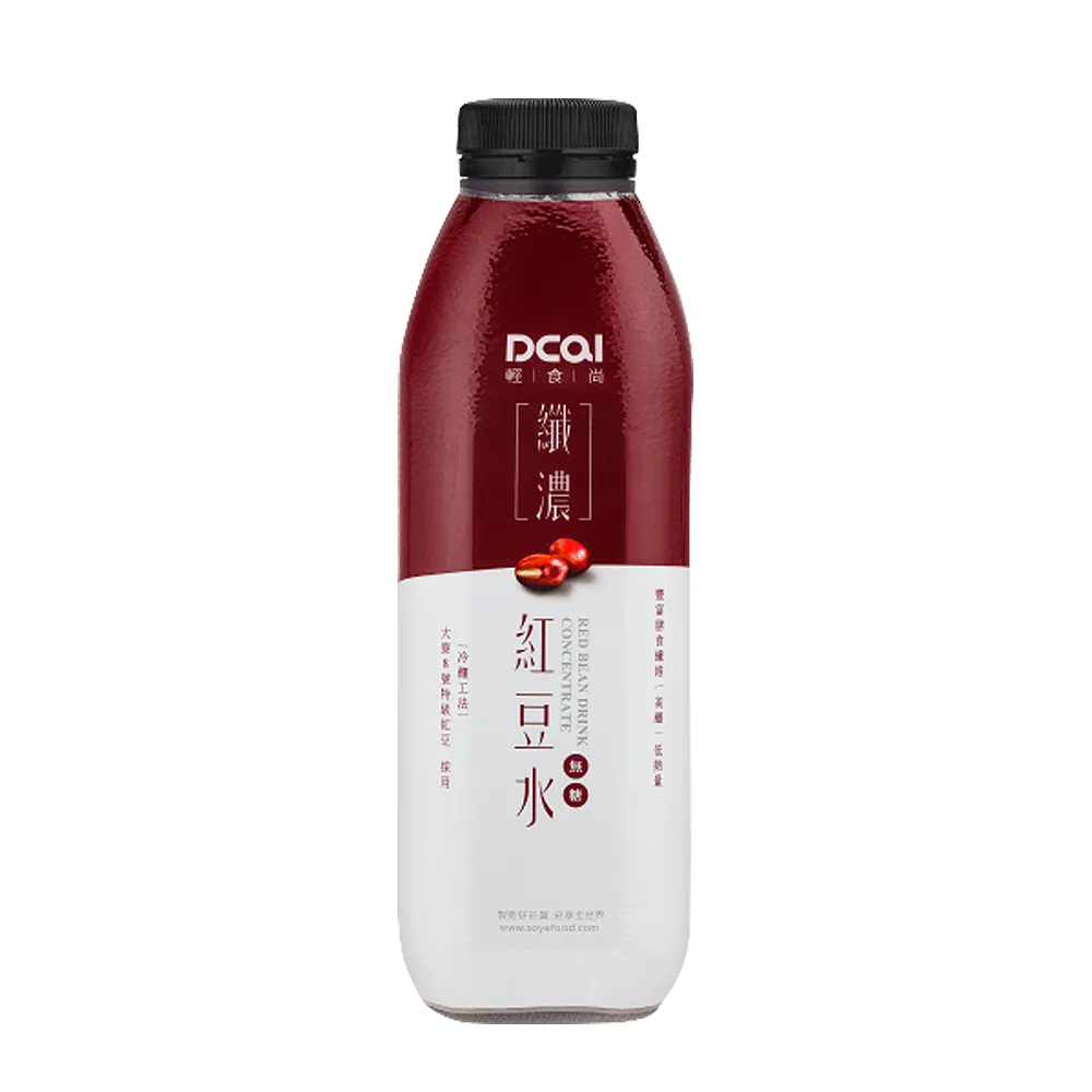 【DCAI輕時尚】纖濃紅豆水960ml(12瓶/箱)