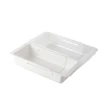 【Dagebeno荷生活】抽屜伸縮分層收納籃 櫥櫃內置儲存分類盒 餐具整理盒(短款4入)