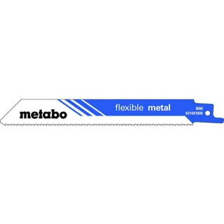 【metabo 美達寶】金屬軍刀鋸片 150/ 1.8mm/ 14T S922BF 5支/卡(631491000)