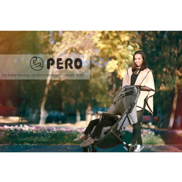 【PERO】PETALO 嬰兒推車 典雅灰(可平躺 可登機)