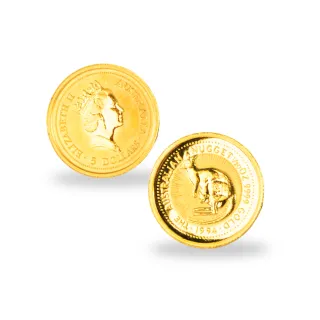 【福西珠寶】9999黃金 澳洲袋鼠金幣 1/20英兩(金重：1/20英兩)
