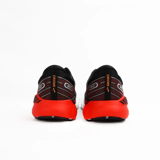 【BROOKS】Glycerin GTS 20 男 慢跑鞋 路跑 馬拉松 氮氣中底 支撐 黑橘(1103831D090)