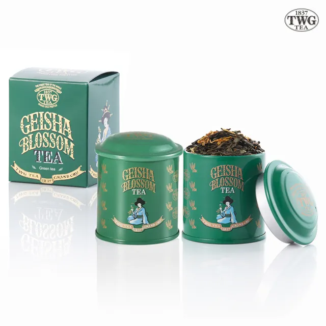 【TWG Tea】迷你茶罐雙入組  蝴蝶夫人之茶 20gx2罐(Geisha Blossom Tea;綠茶)
