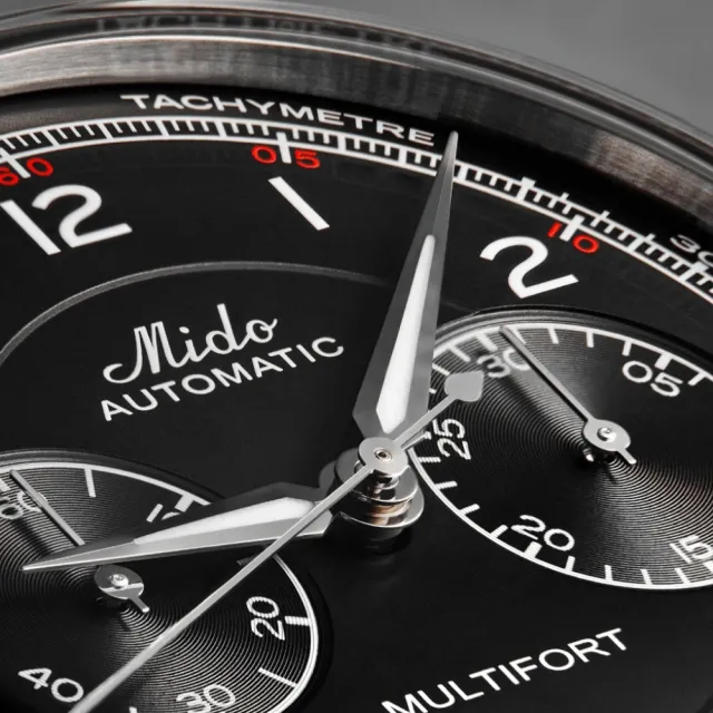 【MIDO 美度】MULTIFORT 先鋒系列 復刻1937 傳承者計時機械腕錶 母親節 禮物(M0404271605200)