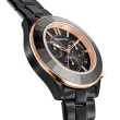 【SWAROVSKI 施華洛世奇】Octea Lux Chrono 黑天鵝時尚錶(5610472/39mm)