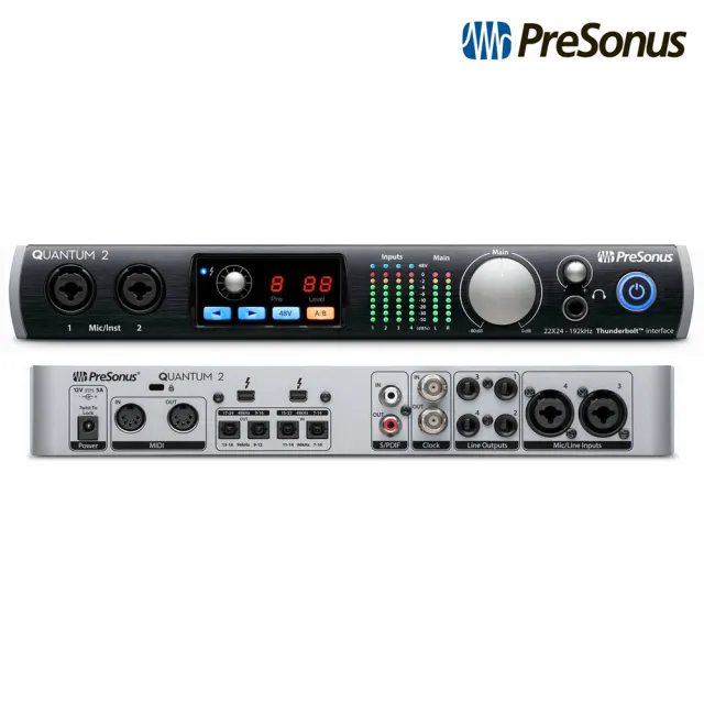 【Presonus】QUANTUM 22x24 Thunderbolt 錄音介面