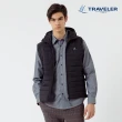 【TRAVELER 旅行者】男款Gore-Tex INFINIUM防風潑水鋪棉背心_222TR306(防風/鋪棉背心)