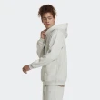 【adidas 愛迪達】運動服 連帽上衣 男上衣 灰 ESS LOGO HOODIE(HK2725)