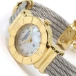 【CHARRIOL 夏利豪】經典珍珠粉母貝腕錶x24.5mm(028RY.540.462)