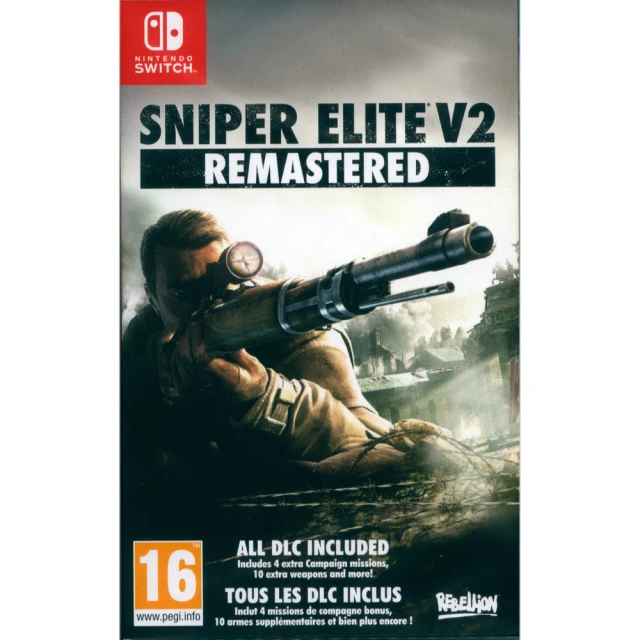 【Nintendo 任天堂】NS Switch 狙擊之神 V2 重製版 Sniper Elite V2 Remastered(中英日文歐版)