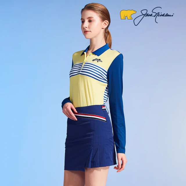 【Jack Nicklaus 金熊】GOLF彈性布料高爾夫短裙(藍色)