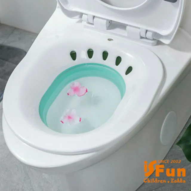 【iSFun】摺疊坐浴免蹲坐護理月子馬桶坐盆（其他規格）