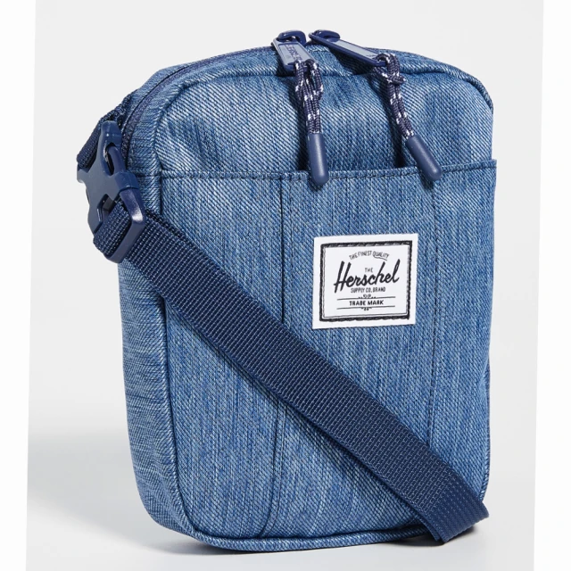 【Herschel】Cruz Crossbody 帆布 防潑水 單寧 丹寧 藍色 旅行 小型 側包 胸包 斜包 小包 腰包 隨身包