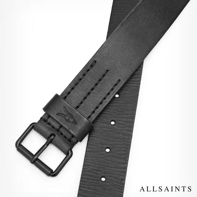 【ALLSAINTS】DUNSTON 公羊頭骨純牛皮皮帶 M258XB