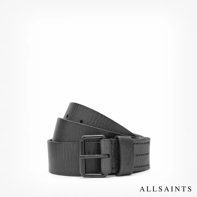 【ALLSAINTS】DUNSTON 公羊頭骨純牛皮皮帶 M258XB