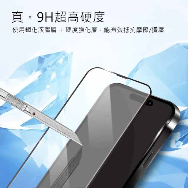 【Philips 飛利浦】iPhone 14 Pro 6.1吋 AR戶外增透9H鋼化玻璃保護秒貼 DLK5605/11(適用iPhone 14 Pro)