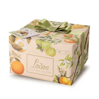 【Loison】義大利 柑橘聖誕蛋糕 禮盒裝 500g(聖誕麵包panettone潘那朵尼聖誕交換禮物)