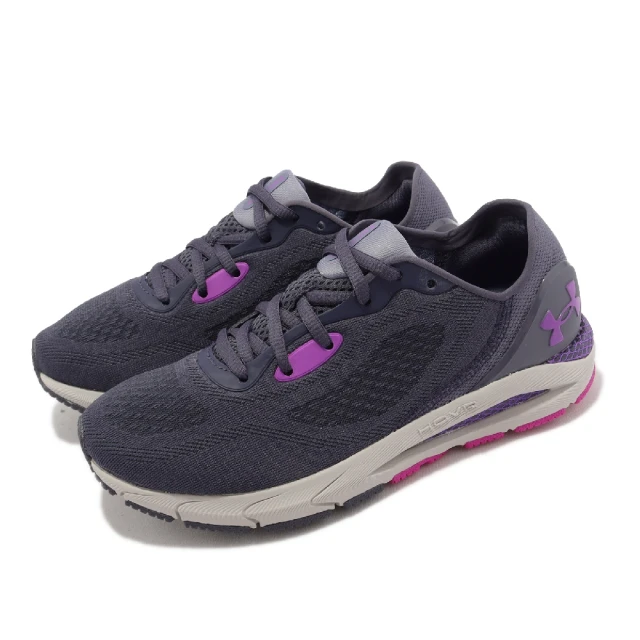 【UNDER ARMOUR】慢跑鞋 HOVR Sonic 5 女鞋 深紫色 透氣 緩震 運動鞋 UA 舒適(3024906501)