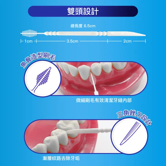 【奈森克林】葉形牙籤刷1800支超值組(300支x6罐)