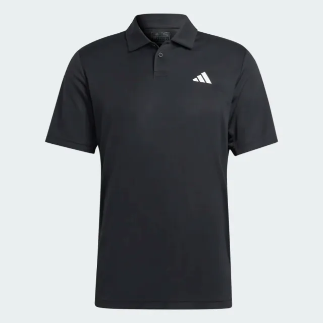 【adidas 愛迪達】上衣 男款 短袖上衣 運動 POLO衫 CLUB POLO 黑 HS3278(S2332)