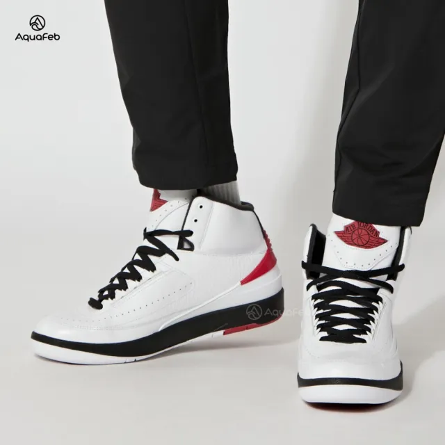 NIKE 耐吉】Air Jordan 2 Retro Chicago 男鞋白色OG 芝加哥經典運動