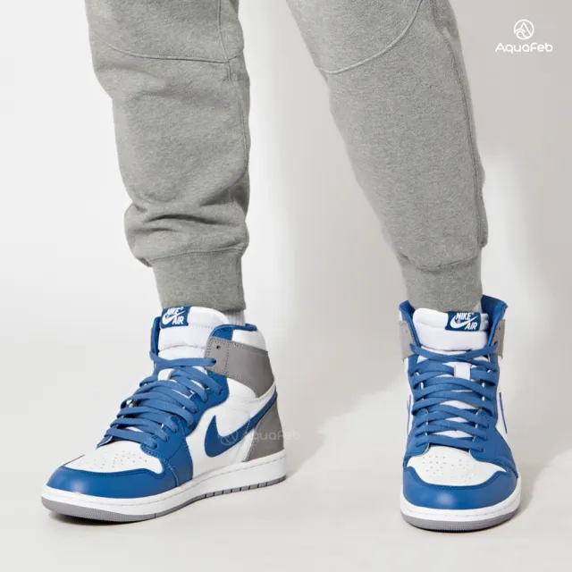 NIKE 耐吉】Jordan 1 Retro High OG True Blue 男鞋藍白色喬丹運動休閒