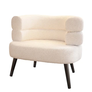 【WELAI】懶人沙發椅BOBO羊羔絨臥室化妝椅-多色(休閒椅 沙發椅 化妝椅 靠背椅)