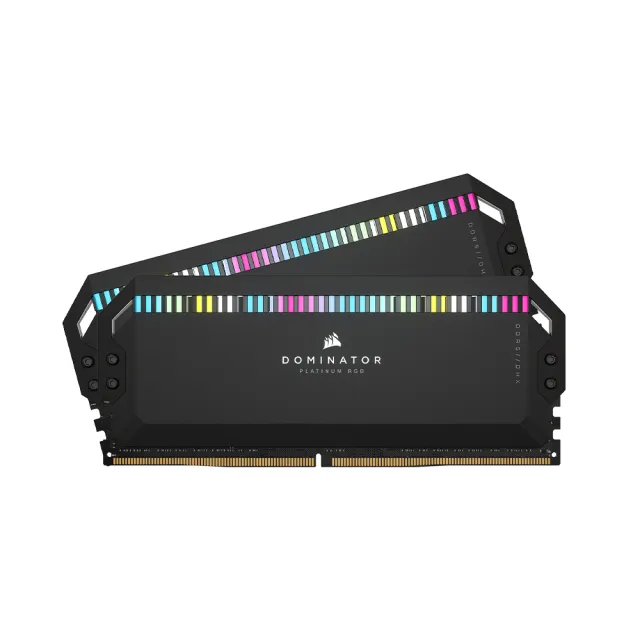 【CORSAIR 海盜船】DOMINATOR PLATINUM RGB DDR5 6400MHz 32G 雙通/黑 CL32-40-40 1.4V(16GBx2)