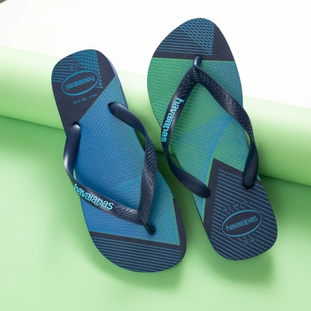 havaianas 哈瓦仕 男拖鞋 Trend 灰底白字 夾