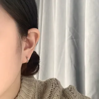 【UME.Acce】韓劇同款/7mm小圈純銀耳環S925純銀 抗敏耳環 純銀耳環 圓圈耳環 耳扣耳環 韓