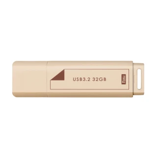 【TCELL 冠元】20入組-USB3.2 Gen1 32GB 文具風隨身碟-奶茶色