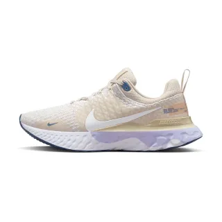 【NIKE 耐吉】React Infinity 3 女鞋 燕麥色 慢跑 訓練 跑步 運動 休閒 慢跑鞋 DZ3016-101