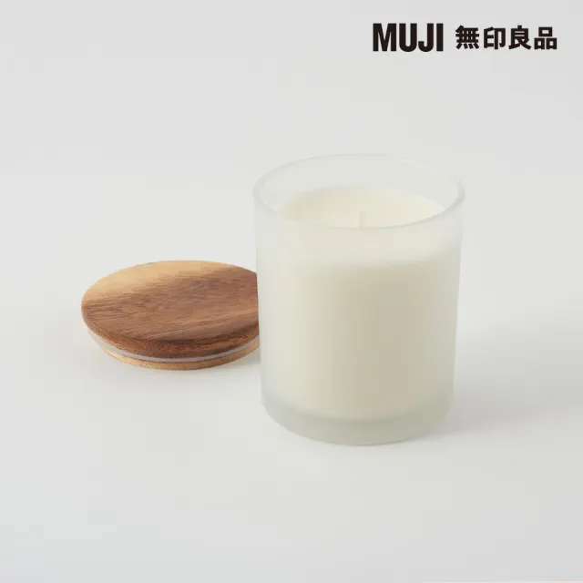 【MUJI 無印良品】附杯芬香蠟燭.旅行香味/200g