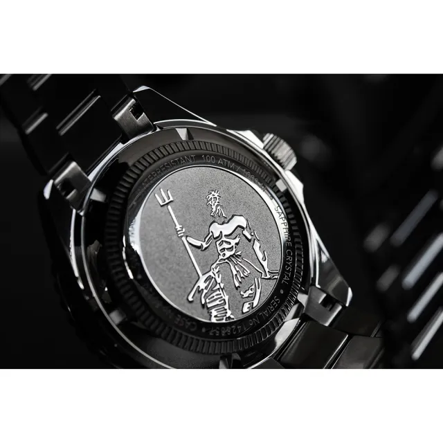 【EDOX 伊度】Neptunian 海神特別版 1000米潛水機械錶 99狂買節(E80120.3NM.BRD)