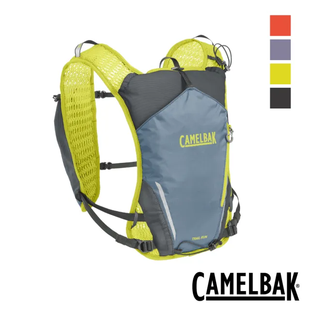 【CAMELBAK】Trail Run 7 越野水袋背心-附0.5L軟水瓶2個(單車/登山露營/越野跑/跑步/旅行)