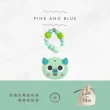 【pink and blue】可愛小豬固齒器+奶嘴鏈(台灣製造-奶嘴鏈-可用蒸汽消毒鍋)