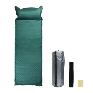 【OMyCar】露營加厚自動充氣床墊-單人(車宿  車露野營 充氣床 自動充氣床 露營床墊)